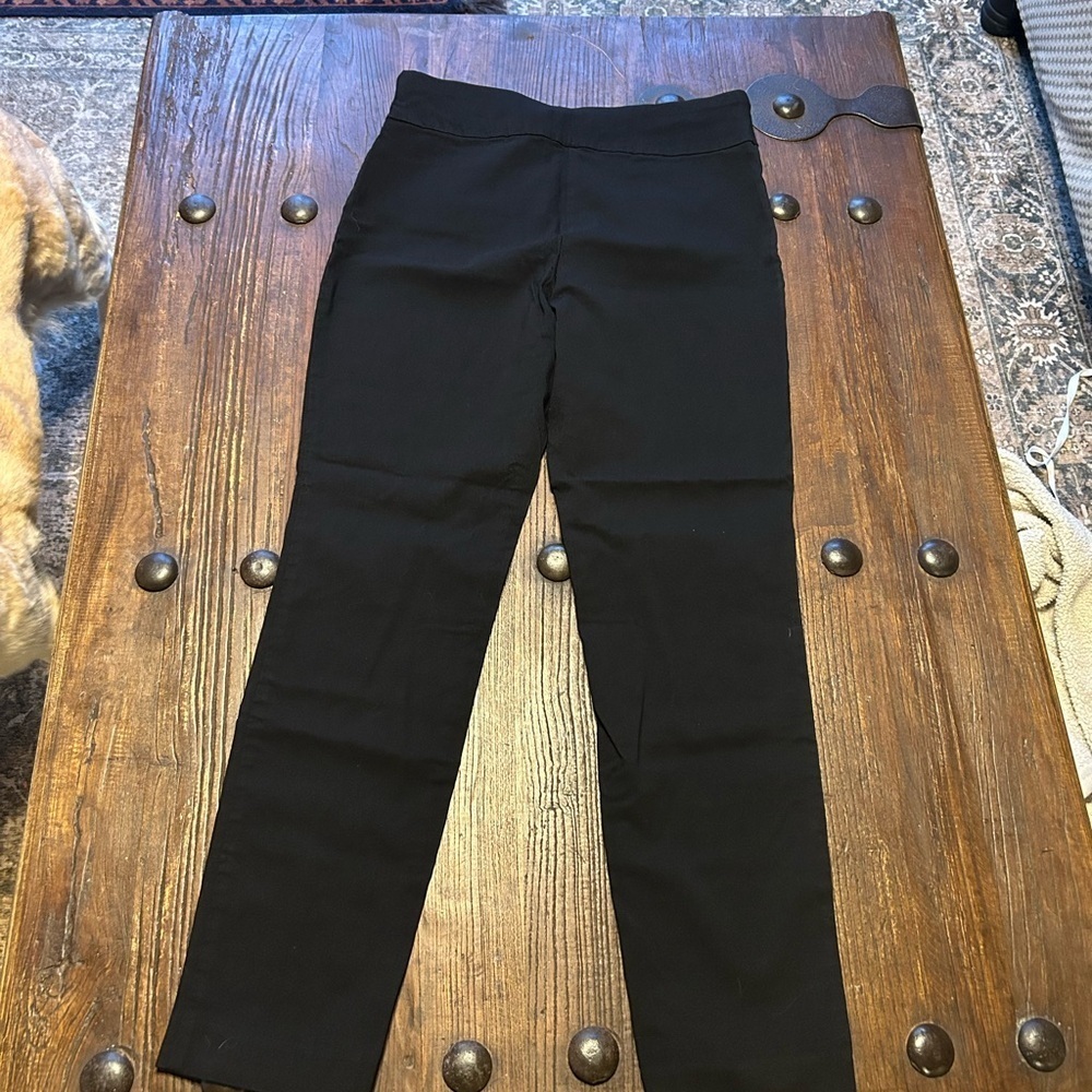 Van Heusen Women's Black Straight Leg Pants - Picture 3 of 3